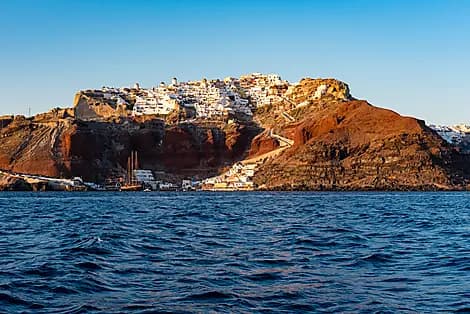 Jun 19, 26 - Sailing in the Santorini Caldera