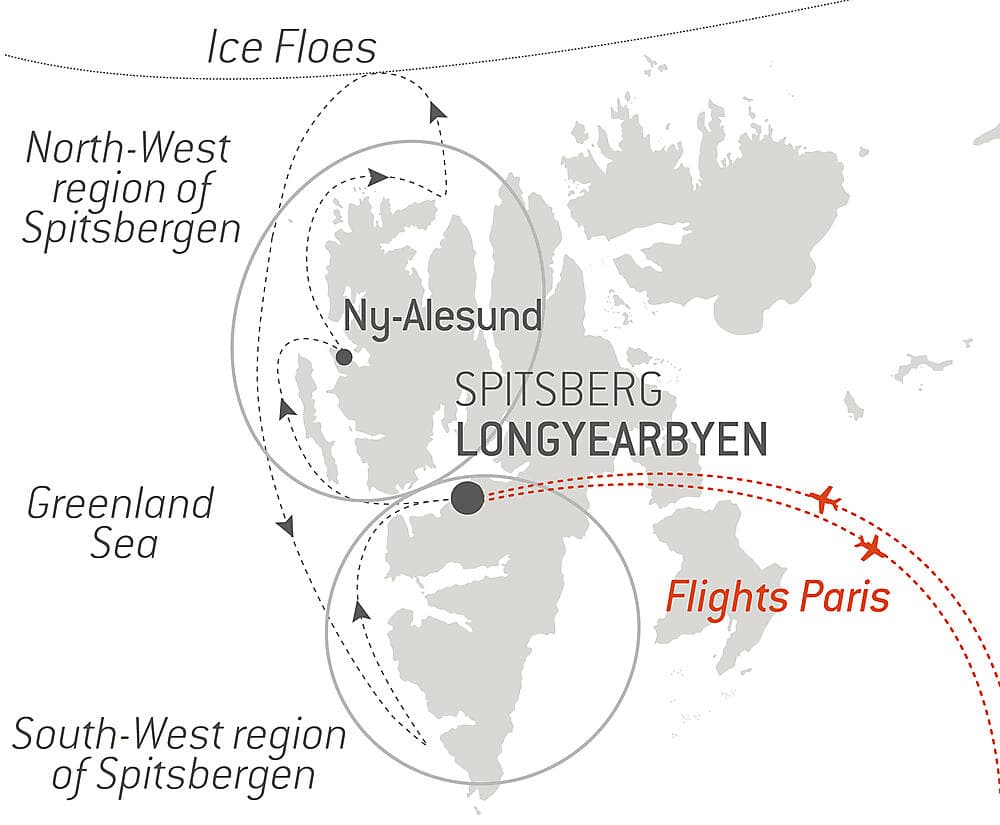 Fjords and glaciers of Spitsbergen