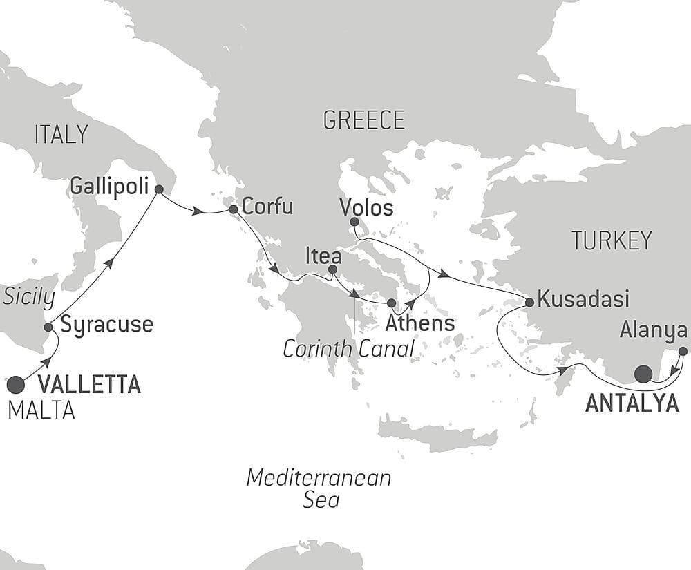 The Mediterranean: in the Footsteps of Great Civilizations