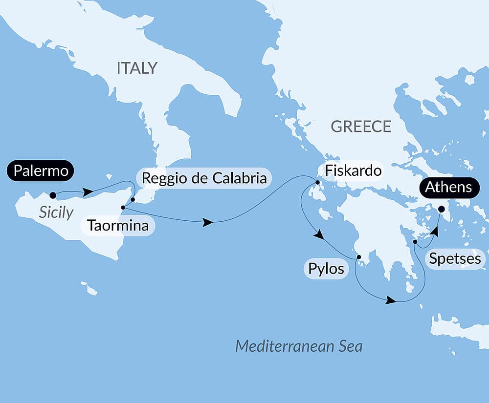 Under Sail from Sicily to the Greek Islands