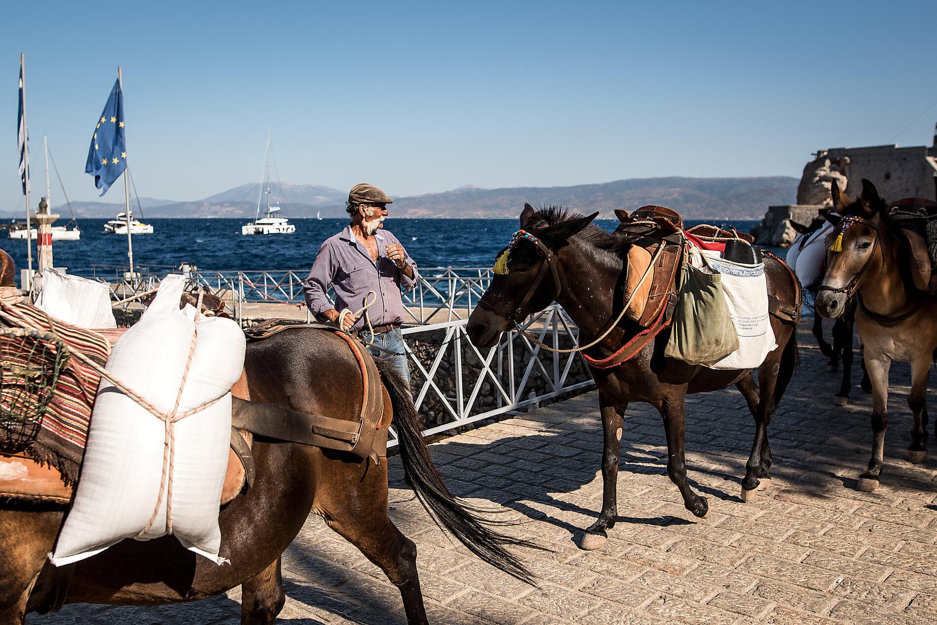 European autumn in the Aegean Sea  