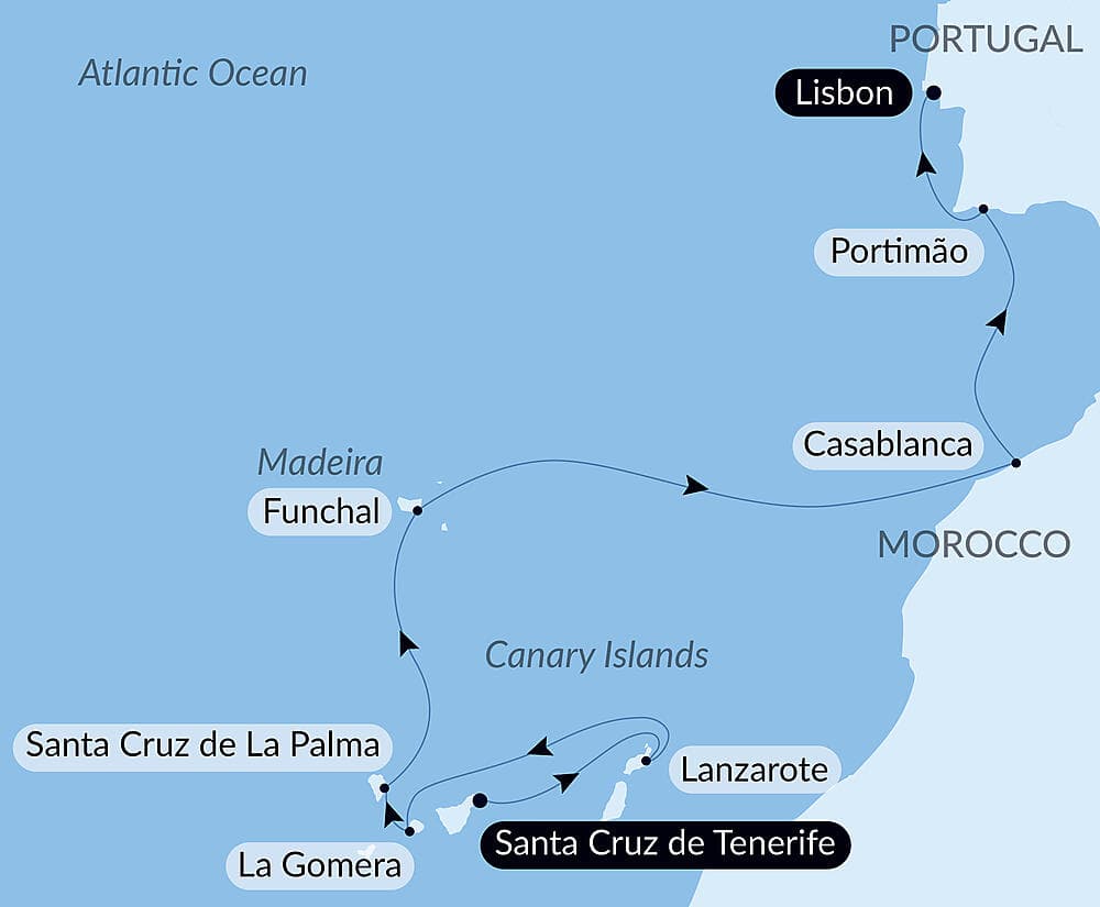 Volcanic islands and historic cities of the North Atlantic null