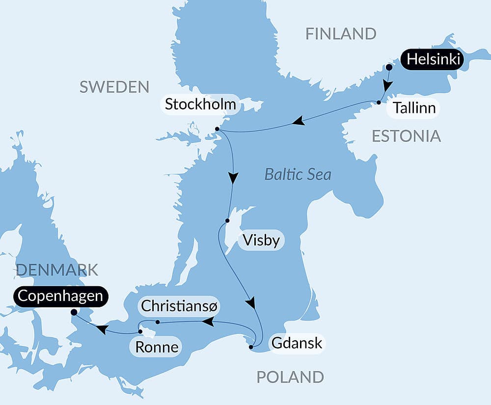Iconic Capitals & Towns of the Baltic null