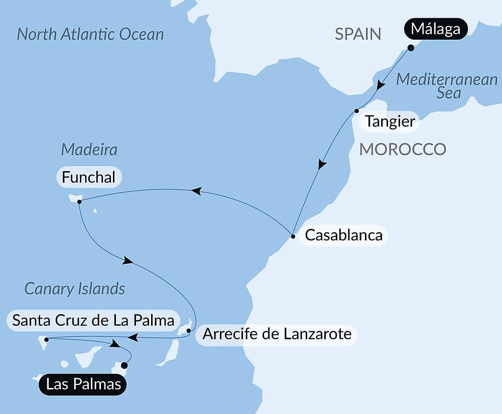 Atlantic Odyssey from the Iberian Peninsula to the Canary Islands  null