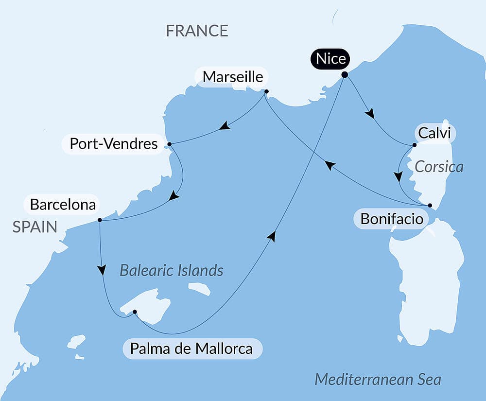 Total solar eclipse in the Mediterranean