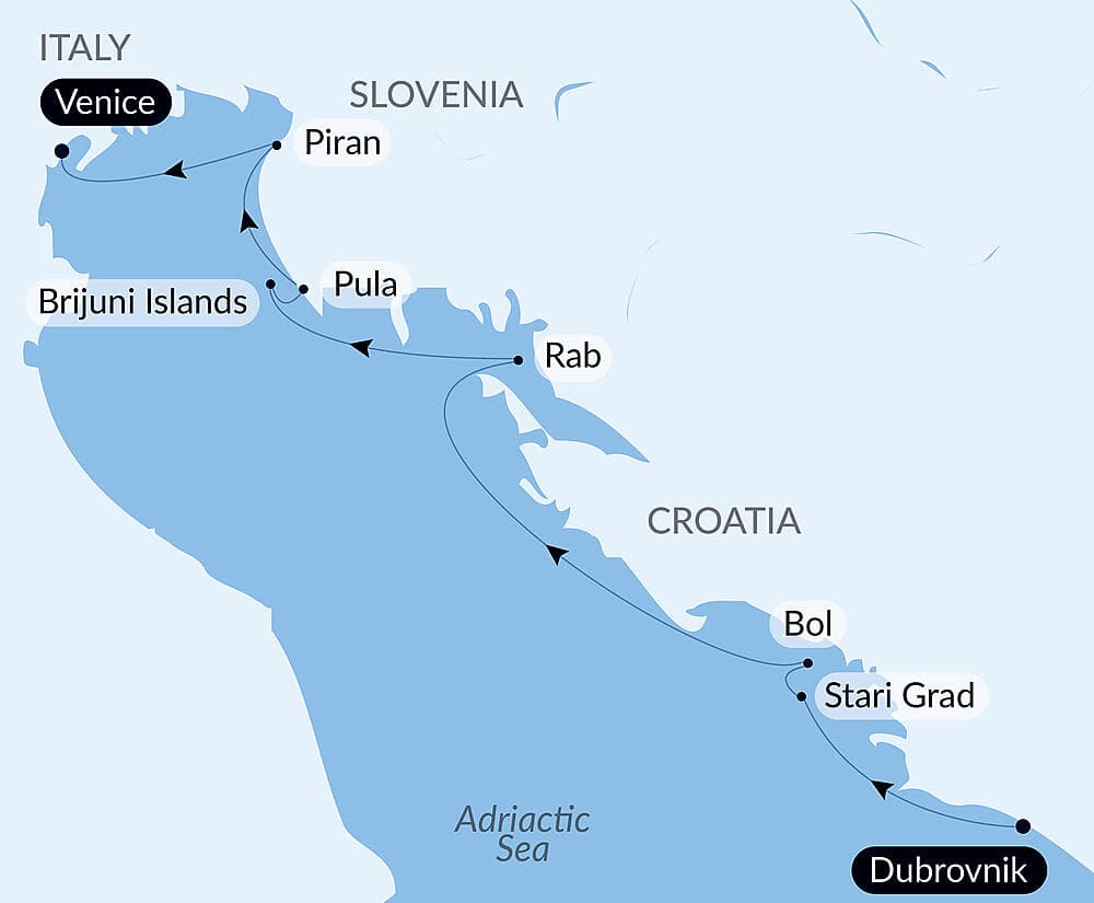 Cities and splendours of the Adriatic null