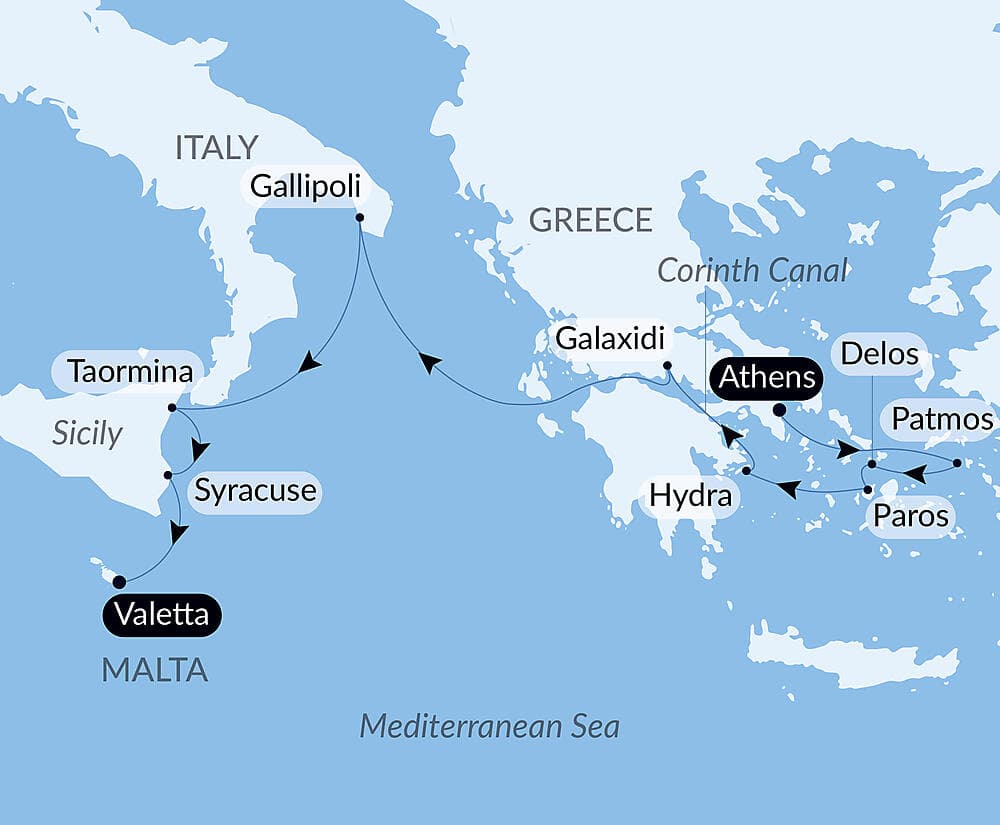 Ancient jewels of the Mediterranean