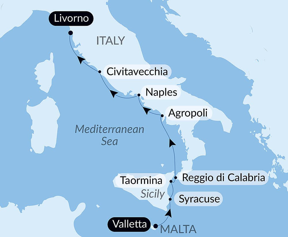 Ancient Wonders and Culinary Delights: Cruising Southern Italy and Sicily – with Smithsonian Journeys null