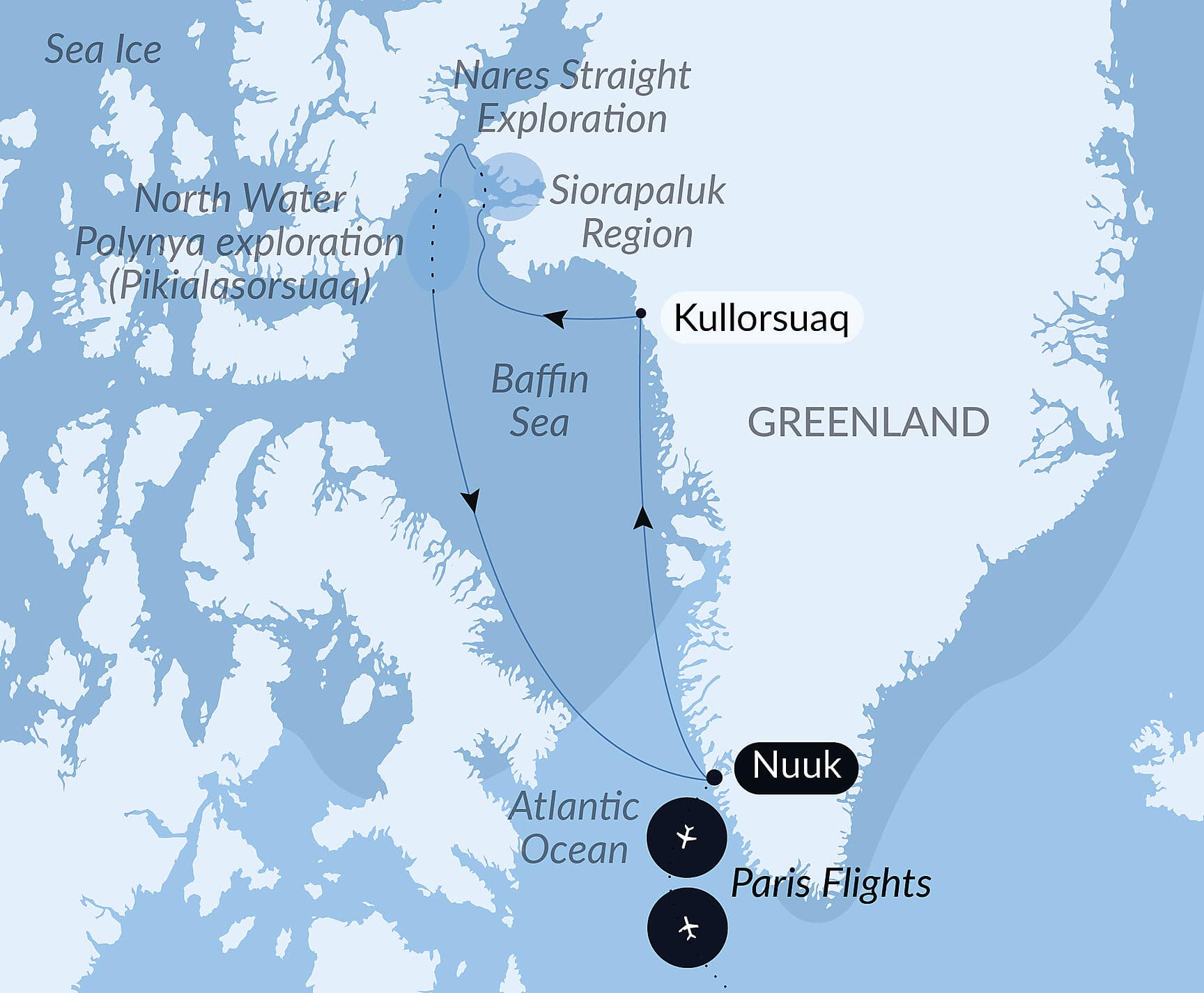 Beyond the inhabited world