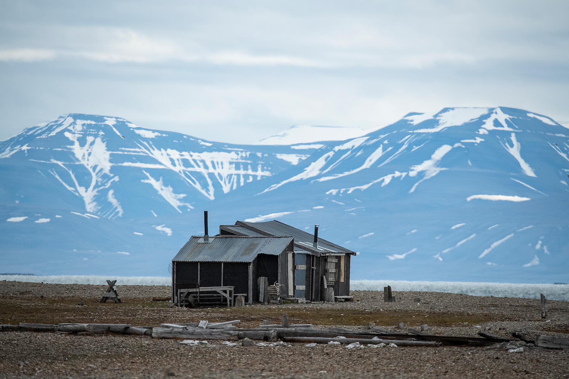 Fjords and glaciers of Spitsbergen  