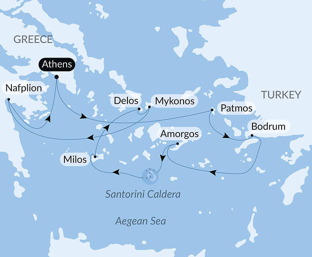 Cruising the Greek Islands of the Southern Aegean – with Smithsonian Journeys null
