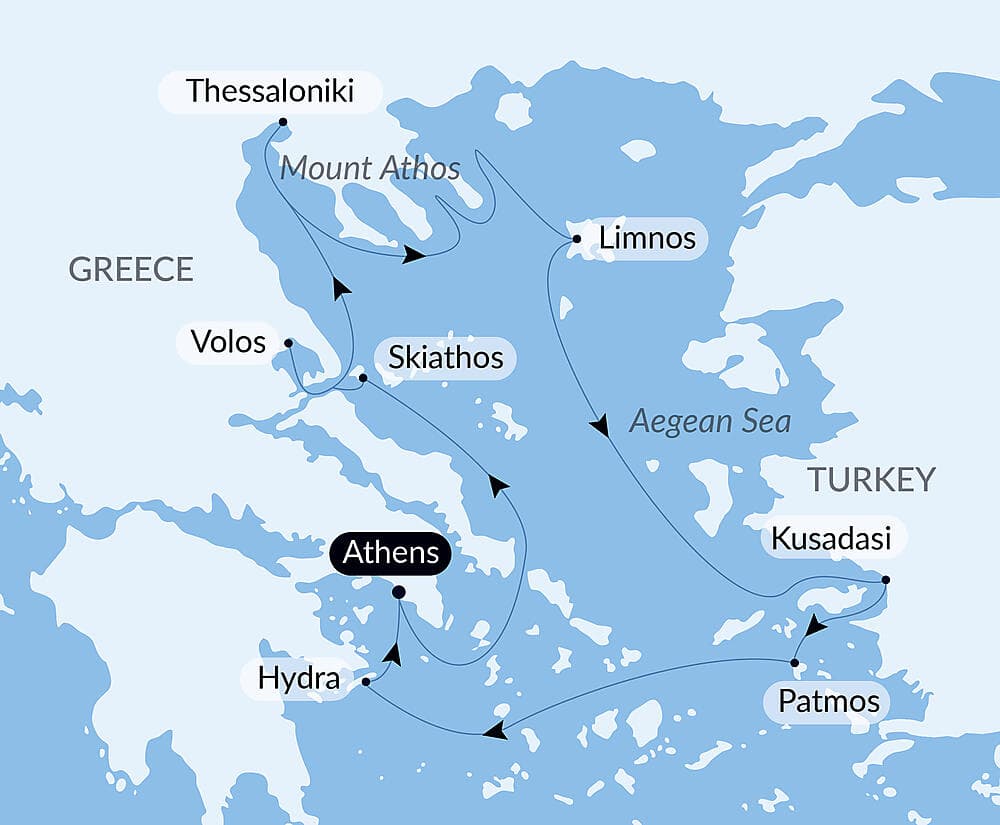 Greek Coast & Aegean Islands null