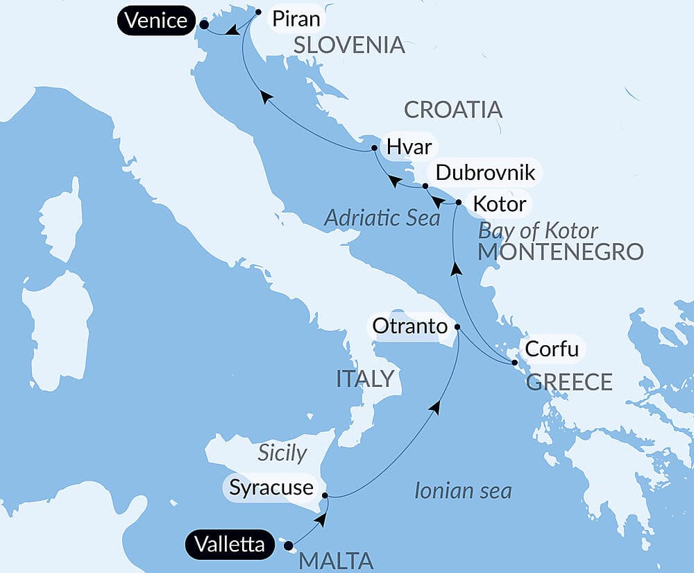 From Malta to the shores of the Adriatic null