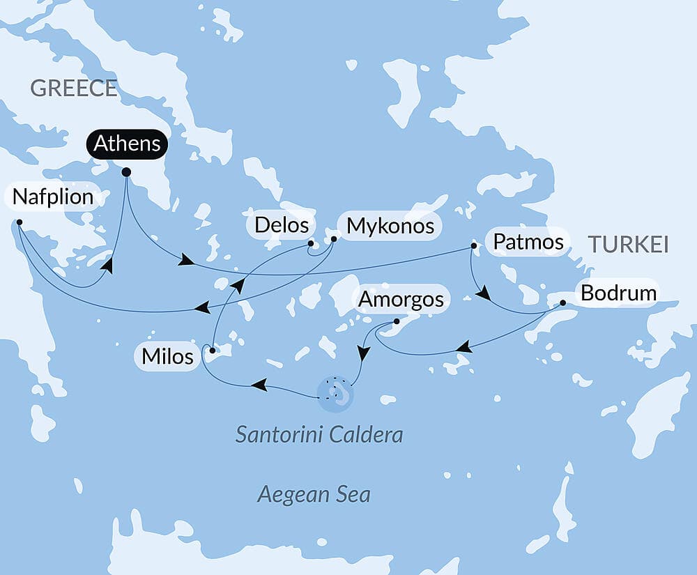 Cruising the Greek Islands of the Southern Aegean – with Smithsonian Journeys