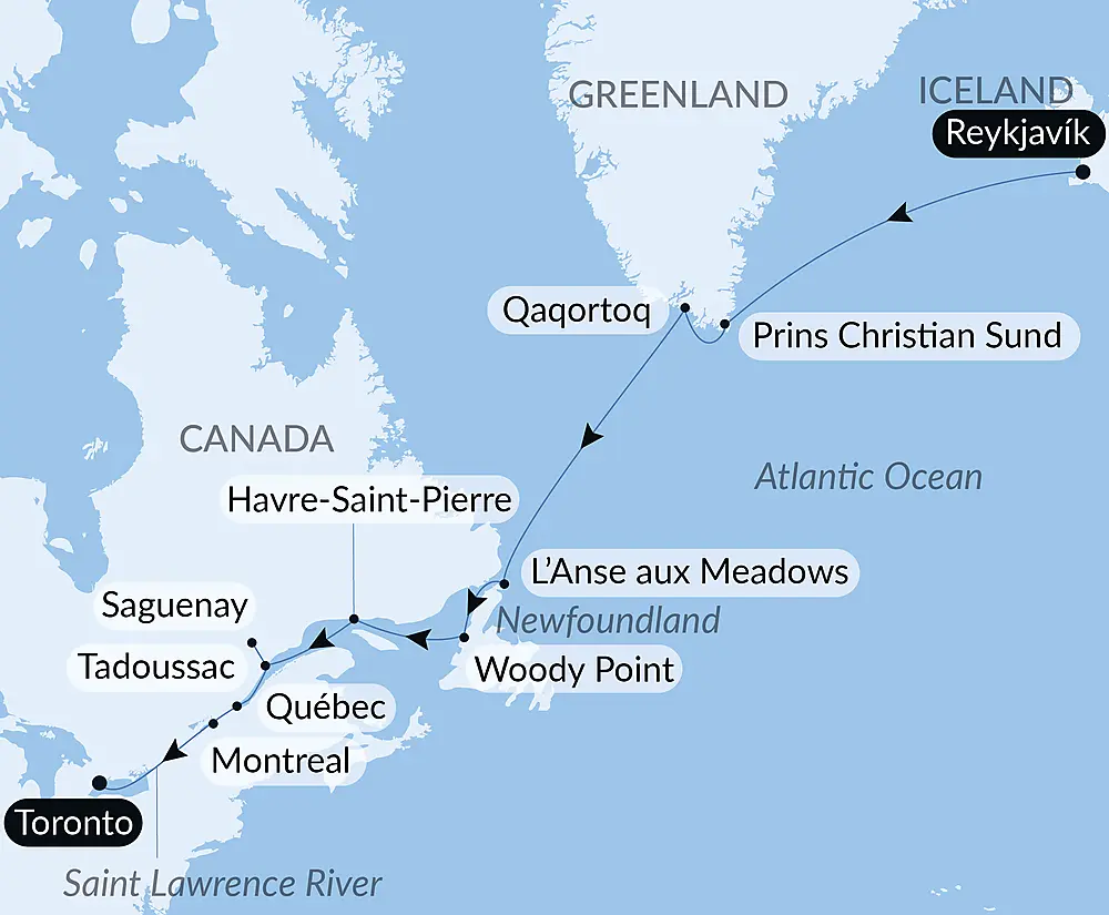 Exploration from Greenland to Canada  null