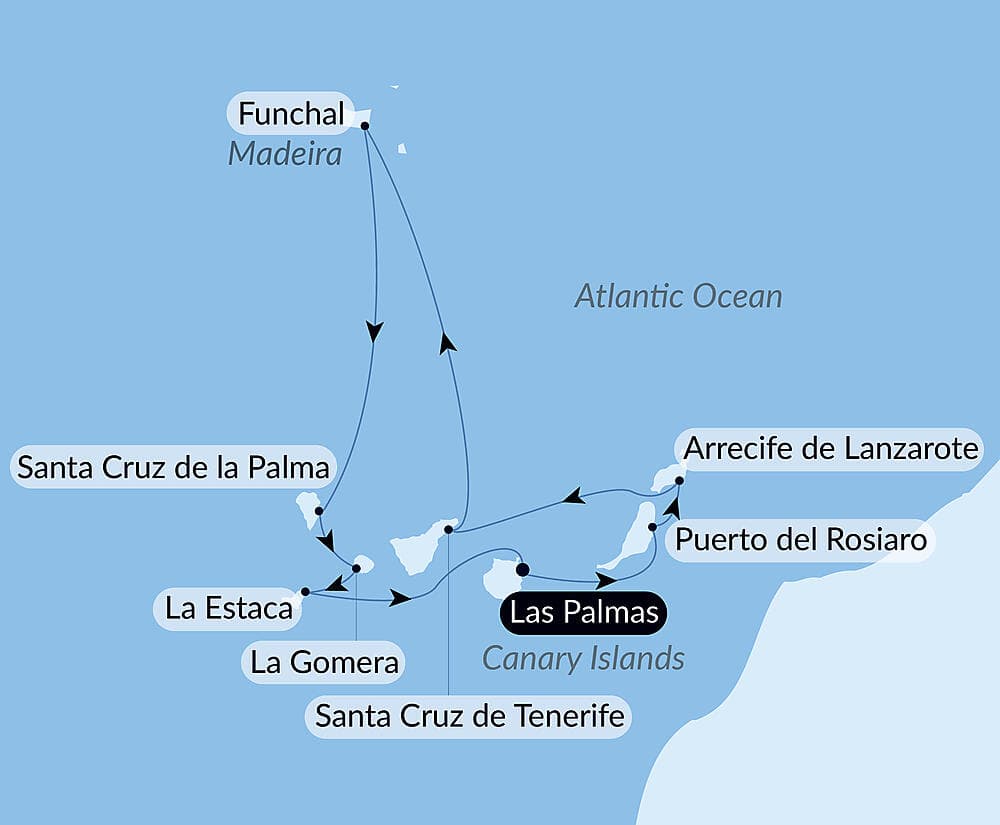 Splendours of the Canaries and authentic Madeira null