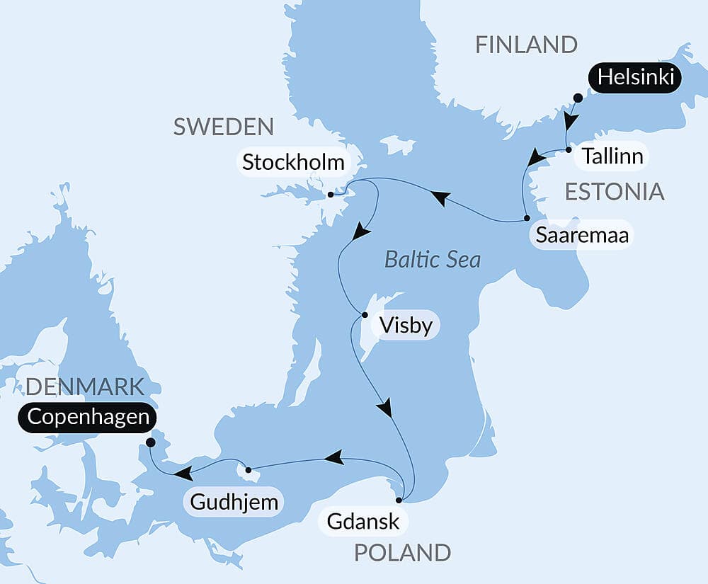 Iconic Capitals & Towns of the Baltic null