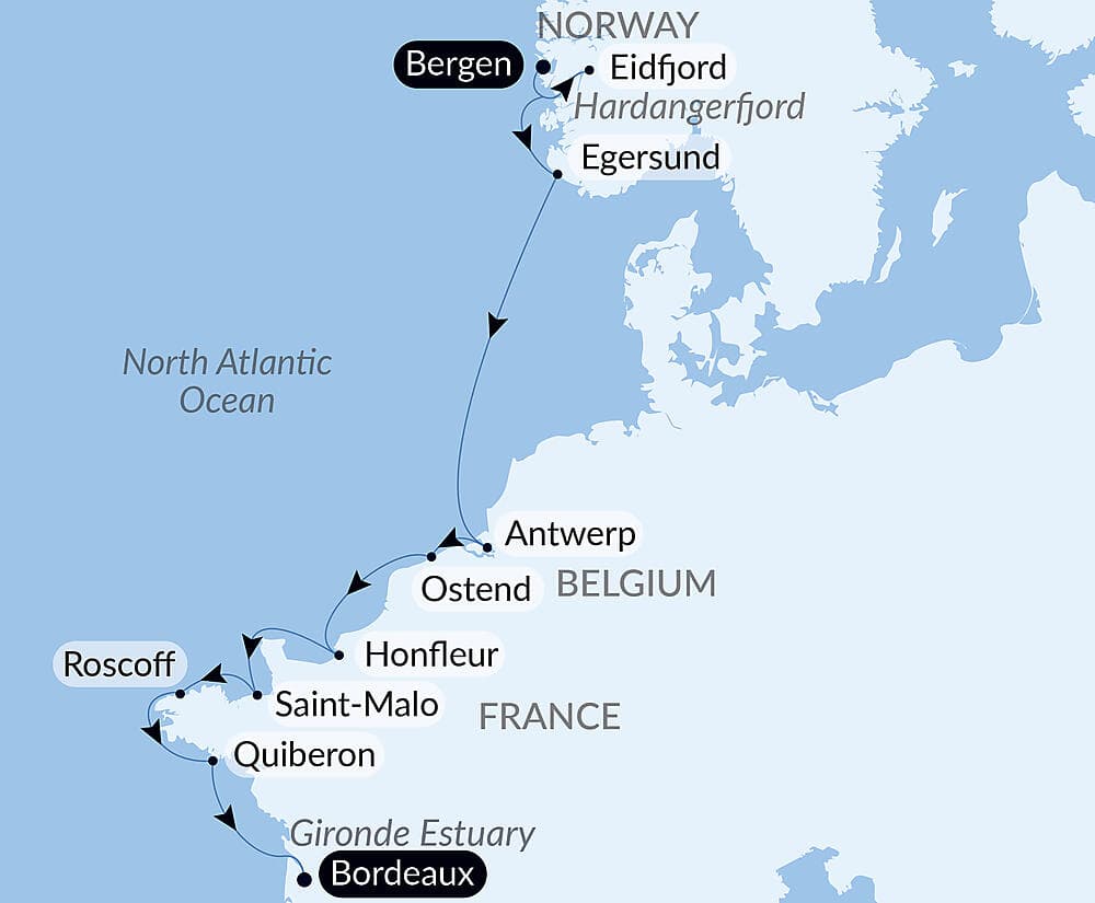 From the Norwegian fjords to the Bay of Biscay null