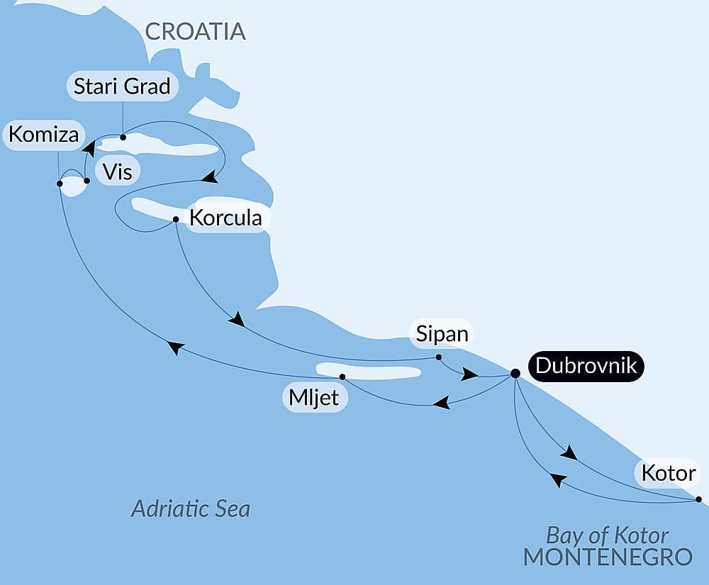 Croatia, Under Sail Aboard Le Ponant