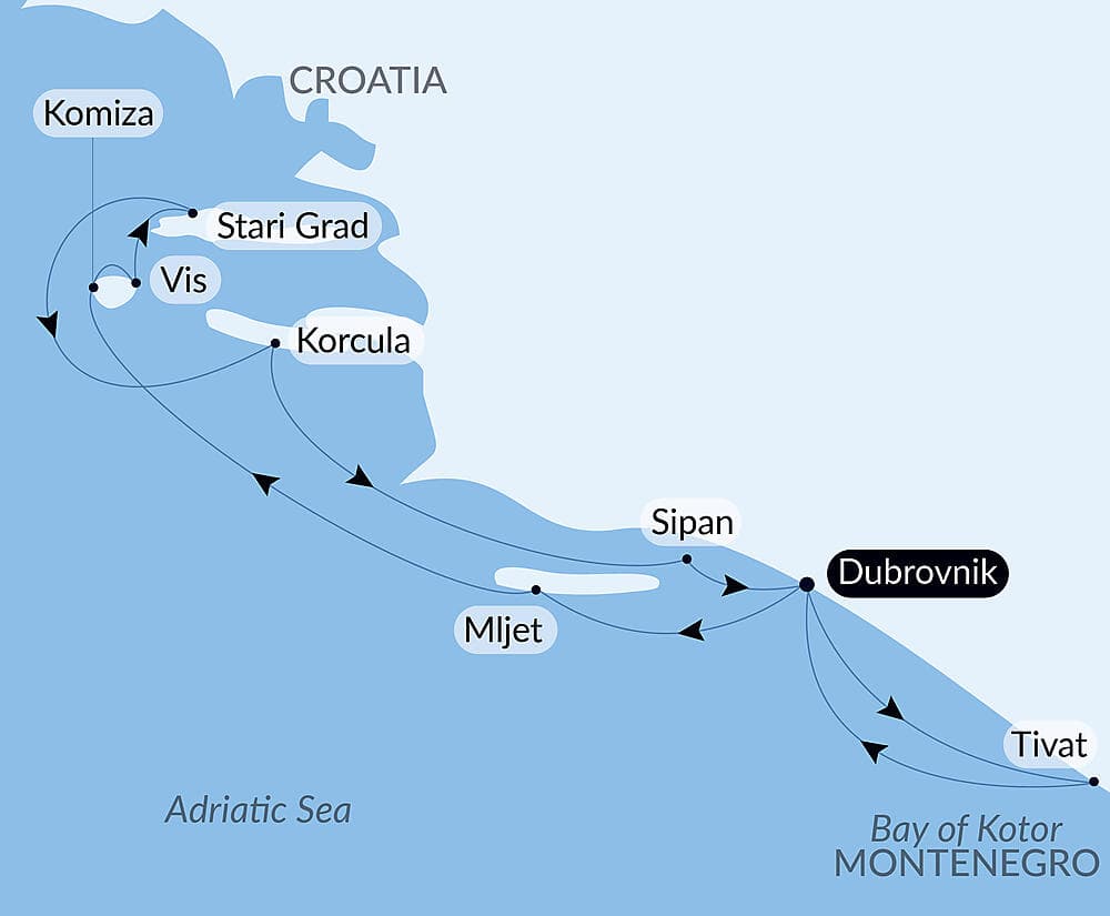 Croatia, Under Sail Aboard Le Ponant