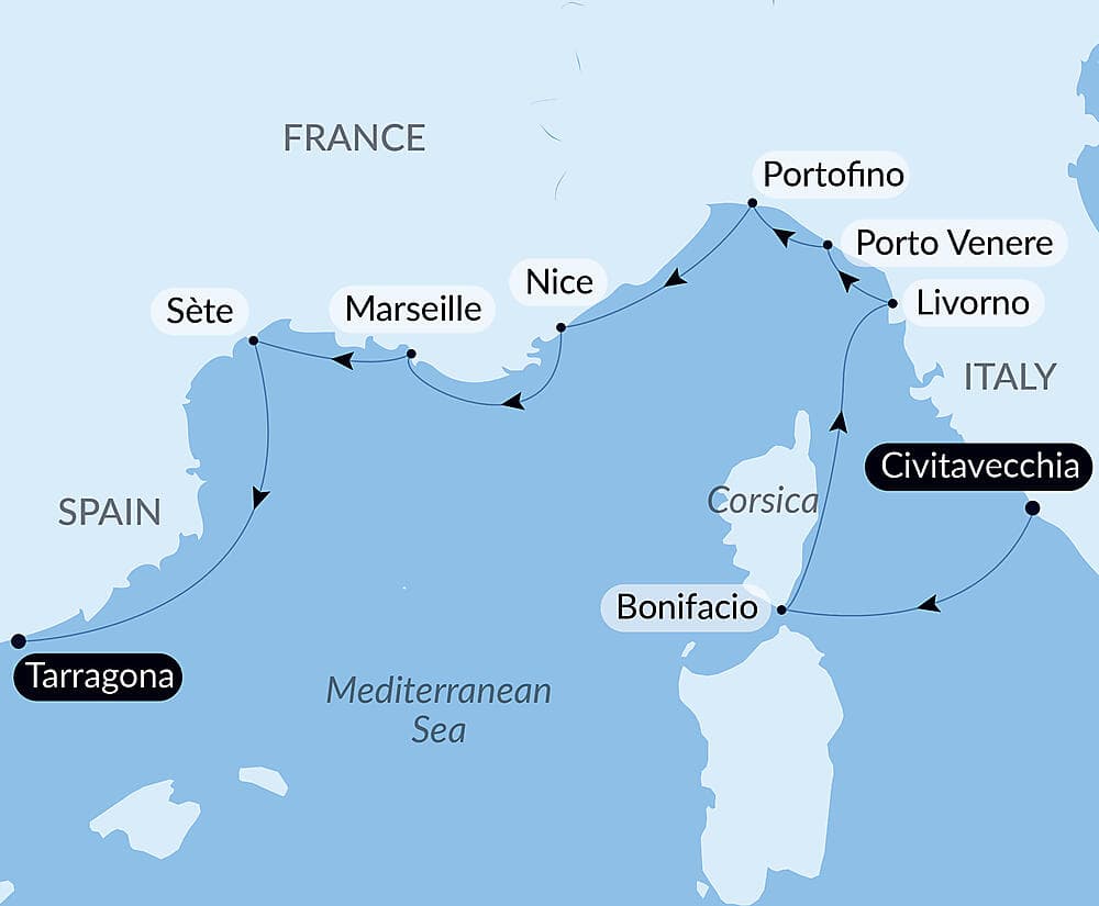 Southern France and the Italian Riviera by Sea – with Smithsonian Journeys null