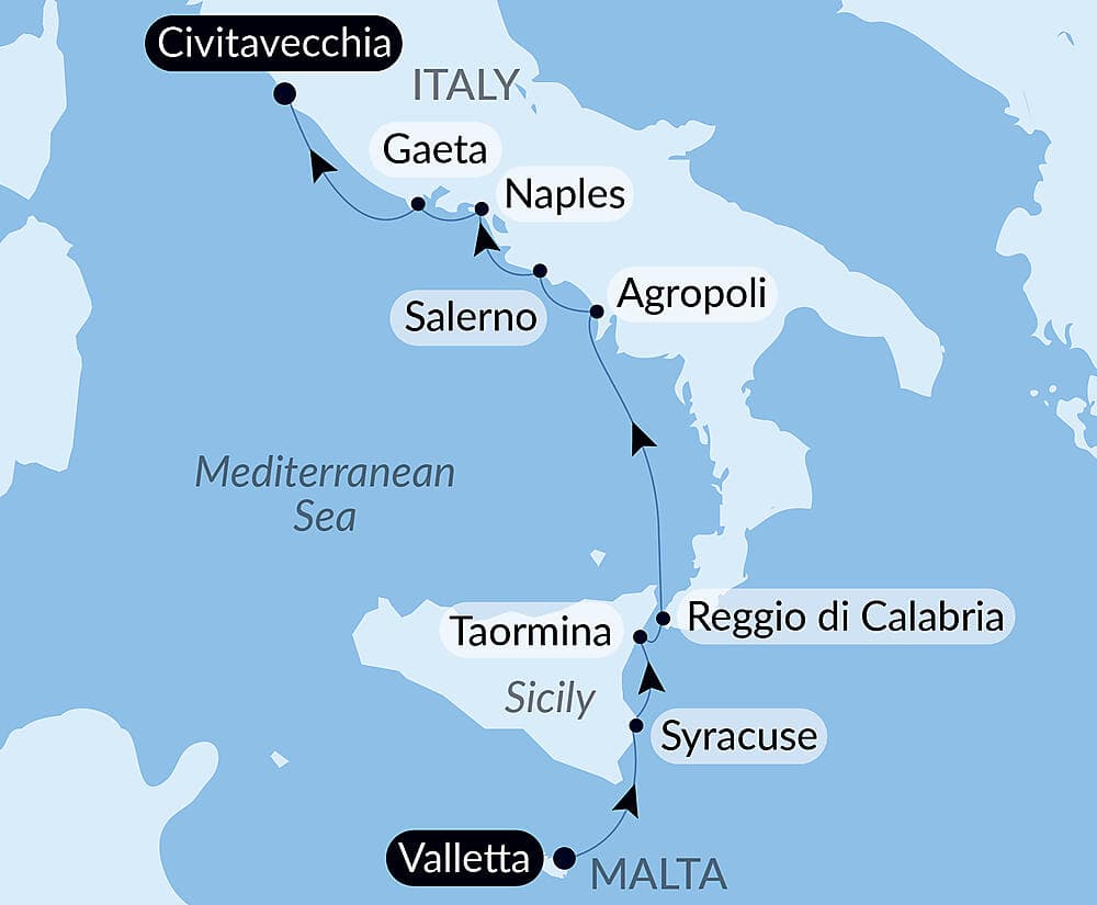 Ancient Wonders and Culinary Delights: Cruising Southern Italy and Sicily – with Smithsonian Journeys null