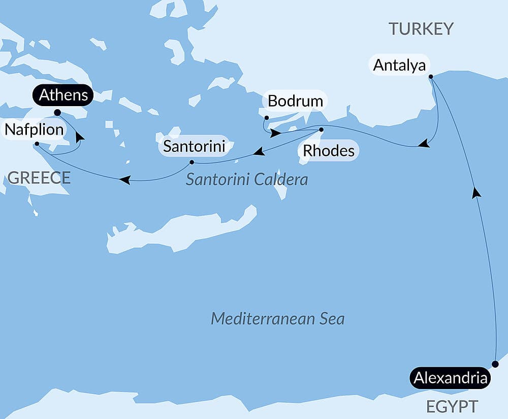 Eastern lights and islands of the Aegean Sea null