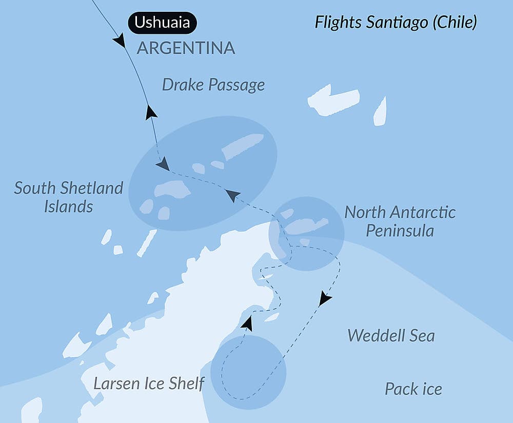 The Weddell Sea & Larsen Ice Shelf null