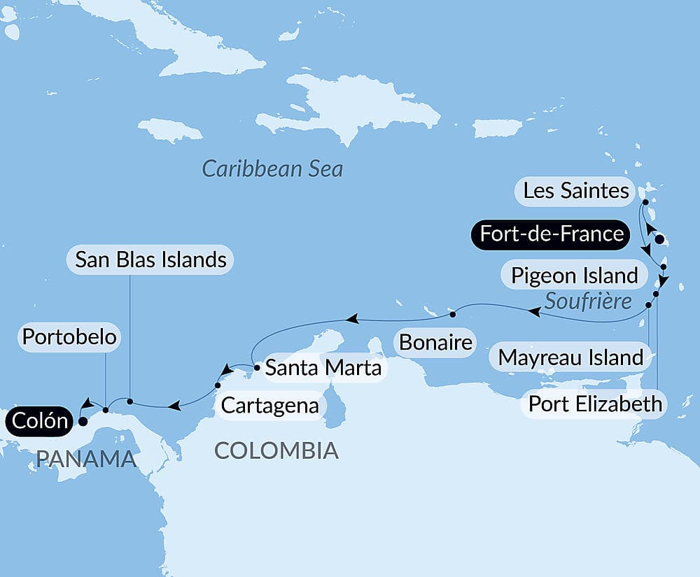 Panama, Colombia & Caribbean Islands